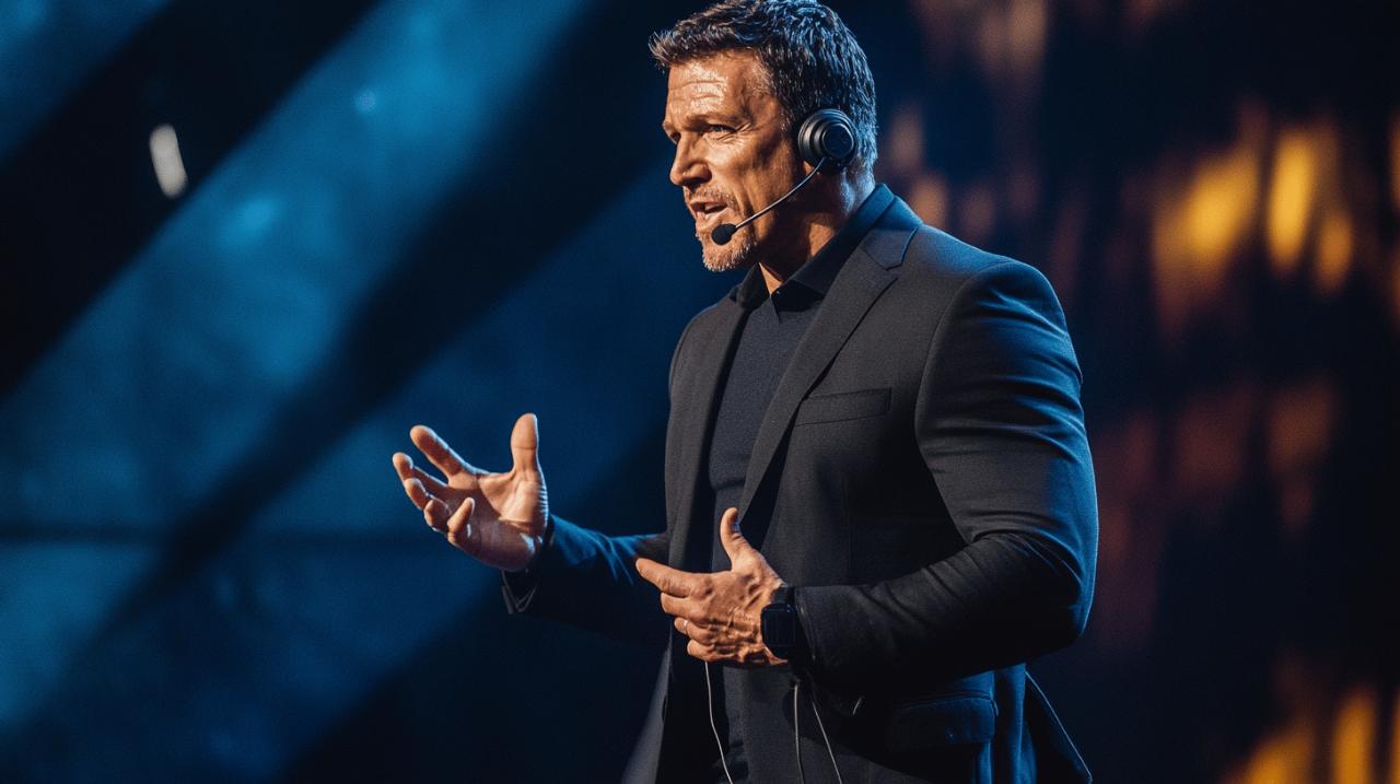 Tony Robbins : De vendeur a mentor international, decouvrez son parcours extraordinaire
